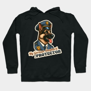 German Shepherd  Police Hoodie